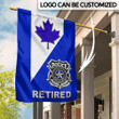 Custom Canada Retired Police Flag