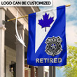 Custom Canada Retired Police Flag