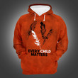 Feathers Every Child Matters Shirt Residential Schools Orange Shirt Day Canadian Clothing