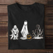 Ghosts And Pumpkin T-Shirt Funny Design Halloween Themed Shirts Gifts For Him Her