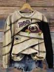 Spooky Sloth Boo Shirt Funny Halloween T-Shirt Gifts For Sloth Lovers