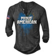 Nevada Long Sleevee Shirt Pround American Flag Shirt America Flag Shirt