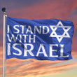 I Stand With Israel Flag Pray For Israel Flag Anti Hamas Merchandise