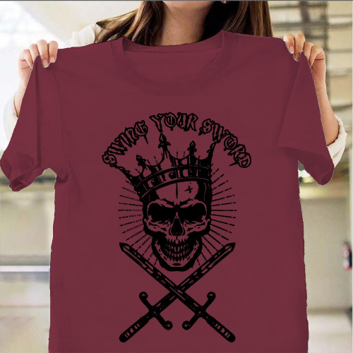 Mike Leach Swing Your Sword Shirt Mississippi State Mike Leach Quotes T-Shirt Football Gift