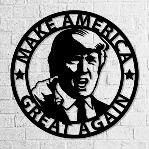 Trump 2024 Make America Great Again Metal Sign MAGA Trump 2024 Website