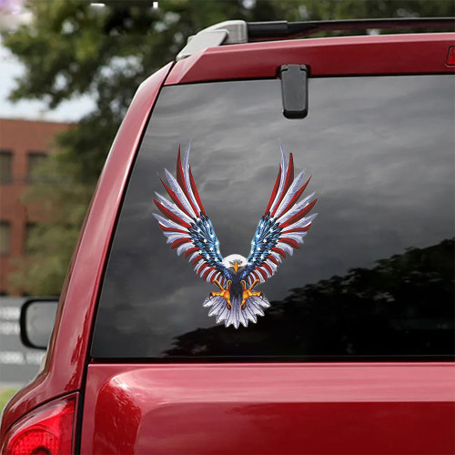 American Eagle Car Sticker Patriotic U.S Eagle Decals For Cars Gifts