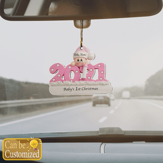 Customized Baby's First Christmas Ornament 2021 Baby's First Xmas Ornament Gifts For New Mom