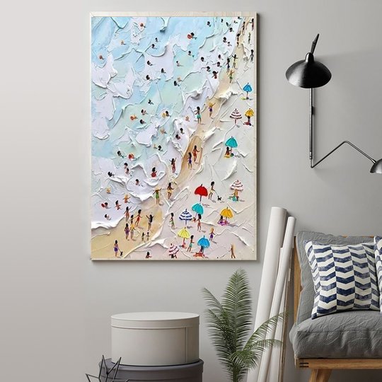 Abstract Ocean Seascape Print Poster Wall Art Living Room Decoration Housewarming Gifts