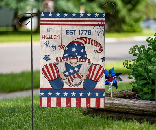 Independence Day 2023 Gnome Flag Let Freedom Ring 4th Of July Decoration Ideas For Outside