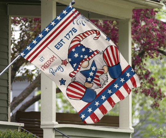 Independence Day 2023 Gnome Flag Let Freedom Ring 4th Of July Decoration Ideas For Outside