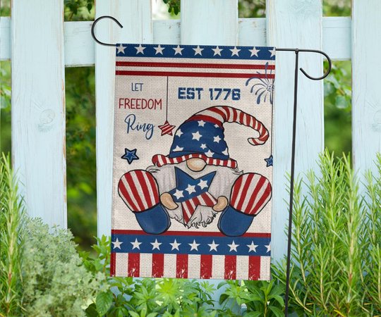 Independence Day 2023 Gnome Flag Let Freedom Ring 4th Of July Decoration Ideas For Outside