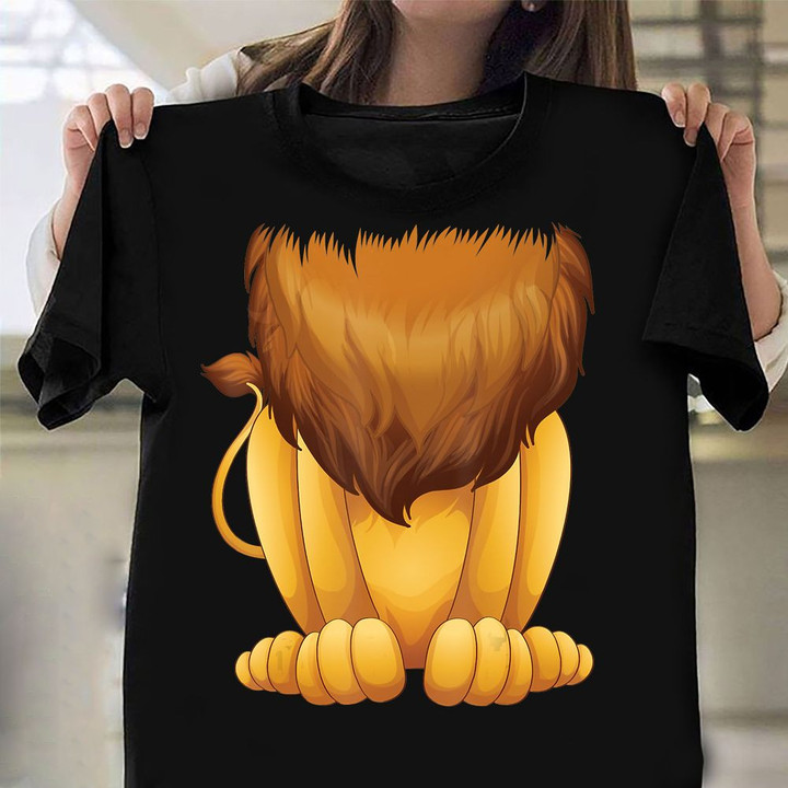 Headless Lion Costume Halloween Big Cat Mane Shirt Halloween Gift For Boyfriend