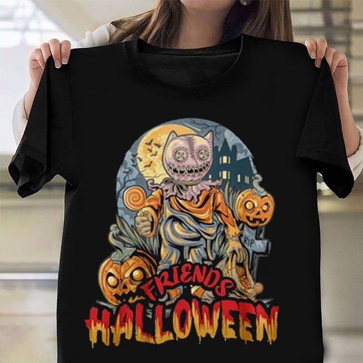 Friends Halloween Shirt Friends Horror Shirt Halloween Themed Gifts