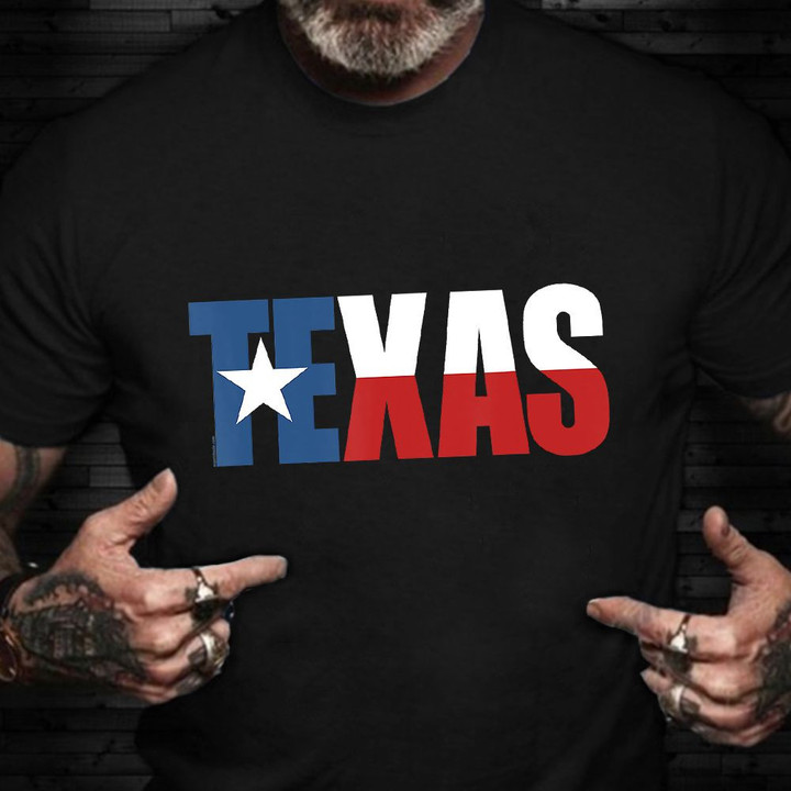 Texas Shirt Proud Texas Flag T-Shirt Patriotic Gifts