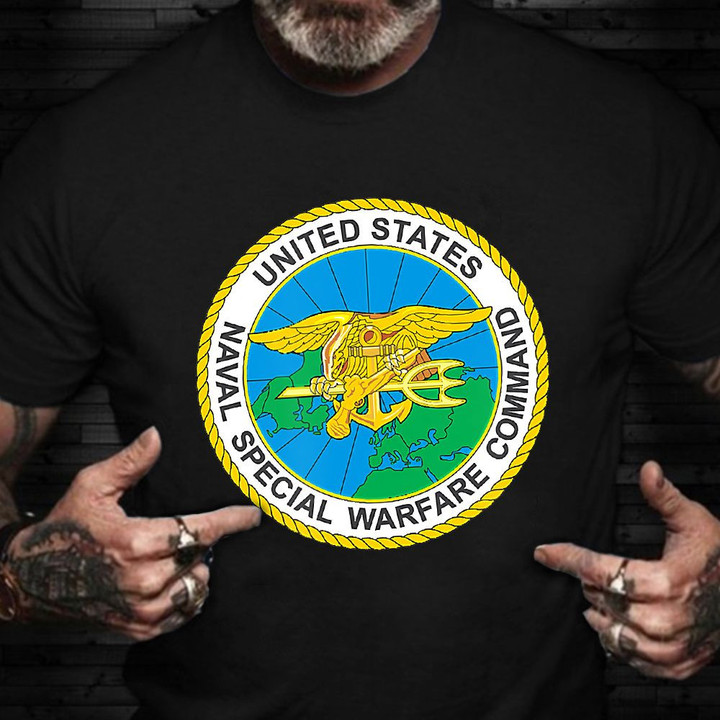 US Naval Special Warfare Command Shirt Navy Pride Logo T-Shirt Military Gift Ideas