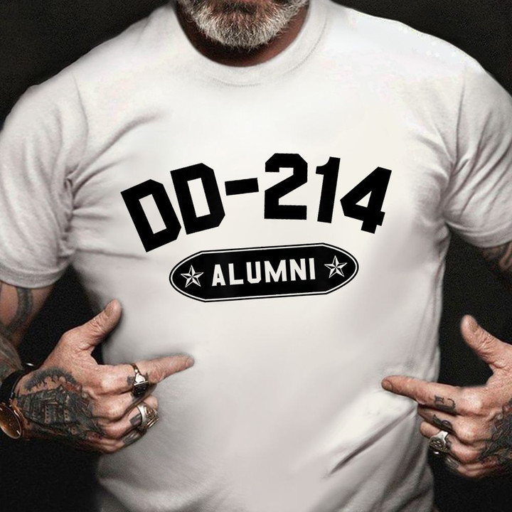 DD-214 Alumni Shirt Retired T-Shirt Honor Military Retired Army Veterans Shirt For Vet Gift