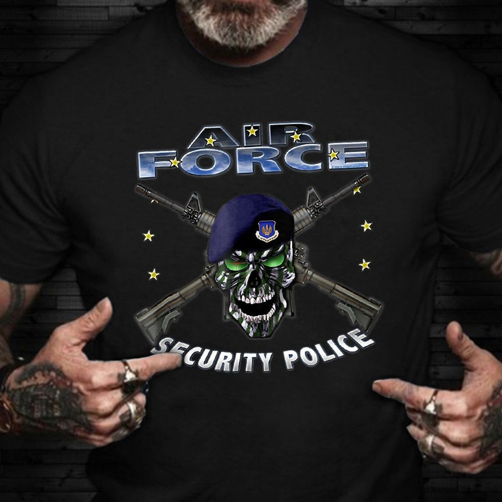 Air Force Security Forces Shirt Defensor Fortis Police T-Shirt Air Force Mom Gifts