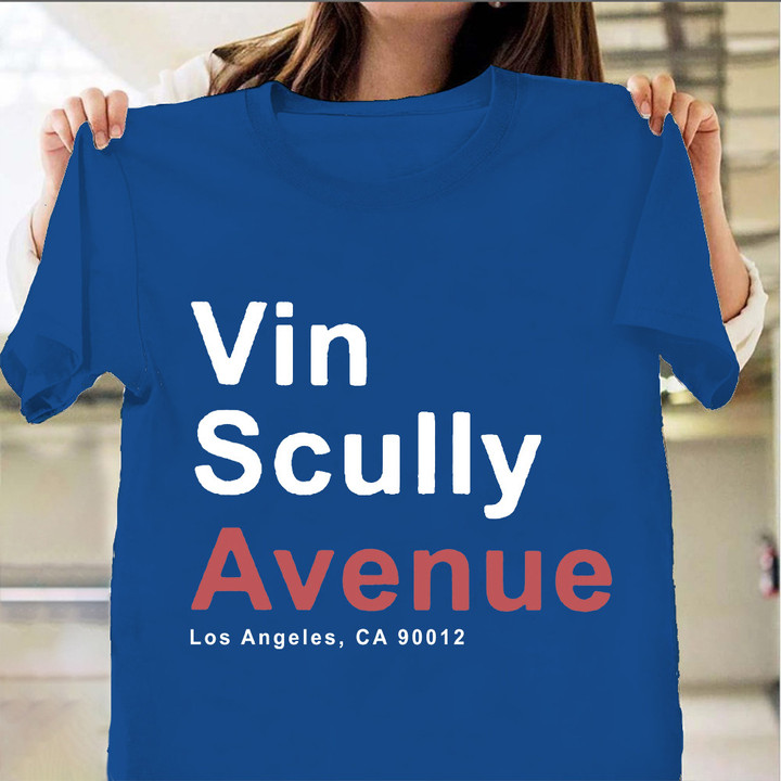 Vin Scully Avenue T-Shirt La Vin Scully Shirts Merchandise