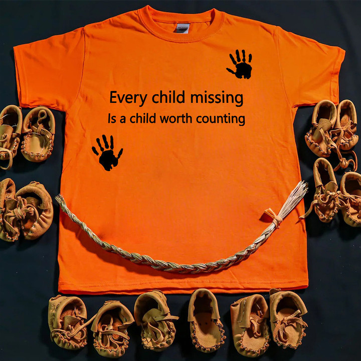 Every Child Matter Shirt Every Child Missing Is A Child Worth Counting Clothing Merch