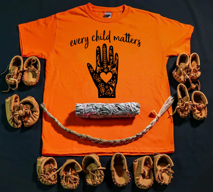 Every Child Matters Shirt Hand Orange Shirt Day T-Shirts Clothing