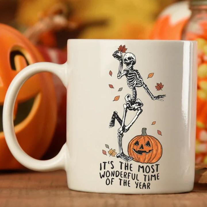 It's The Most Wonderful Time Of The Year Halloween Mug Fall Themed Coffee Mugs