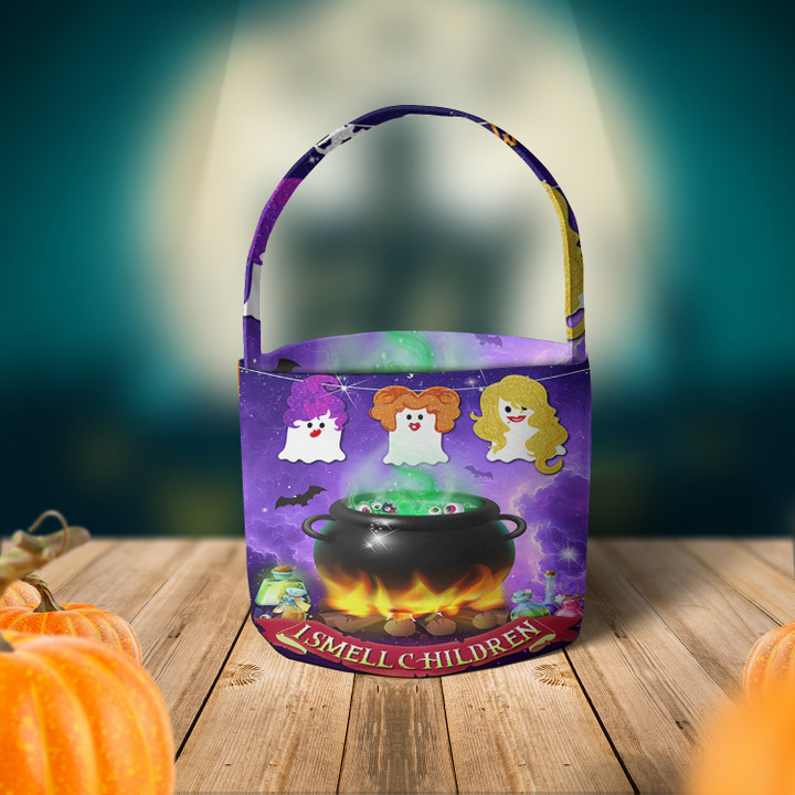 I Smell Children Halloween Basket Cute Funny Basket For Candy 2022 Gifts