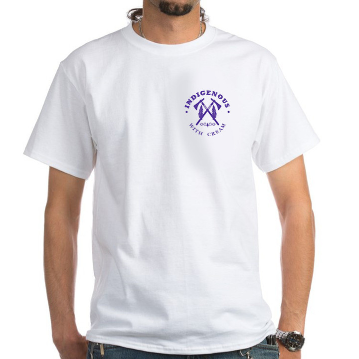 Iroquois Confederacy Indigenous With Cream Shirt Native American Pride Clothing