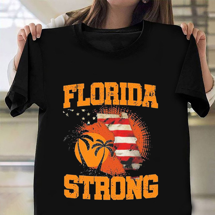 Florida Strong Shirt Sunrise Hurricane Ian Florida Strong T-Shirt For Men Women