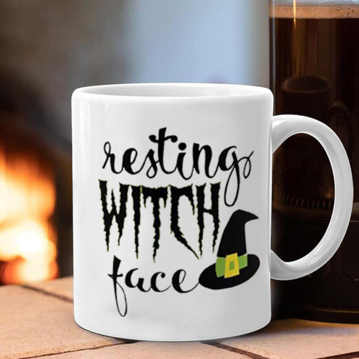 Resting Witch Face Mug Halloween Resting Witch Face Coffee Mug Gifts For Witches
