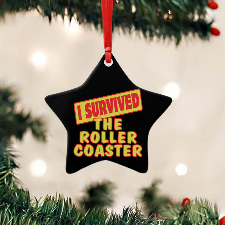 Roller Coaster Christmas Ornament Amusement Park Unique Christmas Tree Decorations