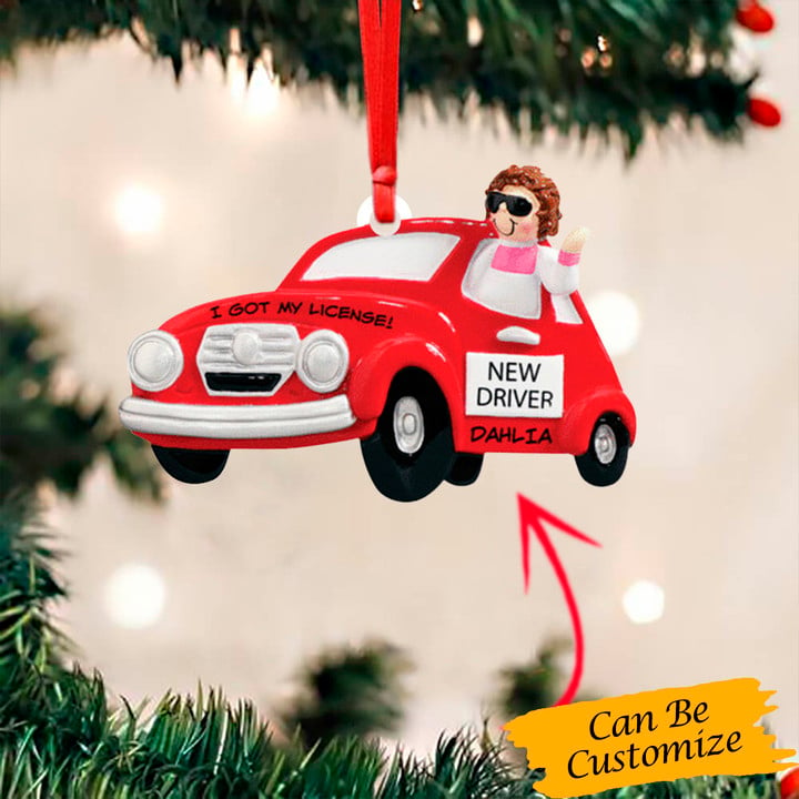 Personalized Drivers License Christmas Ornament New Driver Xmas Tree Decorations 2022