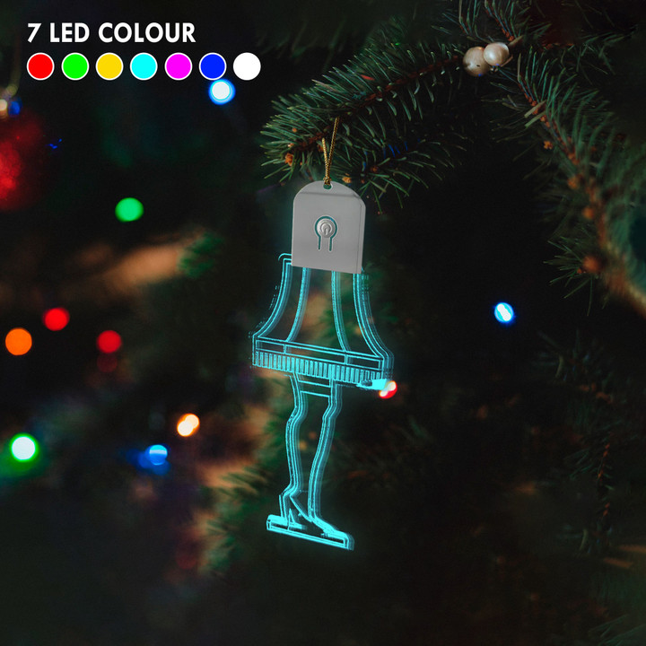 Leg Lamp Led Christmas Ornament 2022 Christmas Story Leg Lamp Light Up Ornament