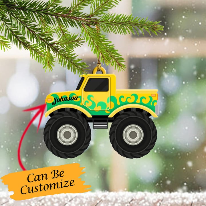 Personalized Monster Truck Christmas Ornament Blaze Monster Truck Ornament Decoration Ideas