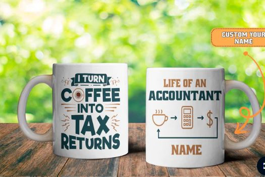 Personalized Life Of An Accountant Mug Funny Accountant Mugs Gifts For Him Her