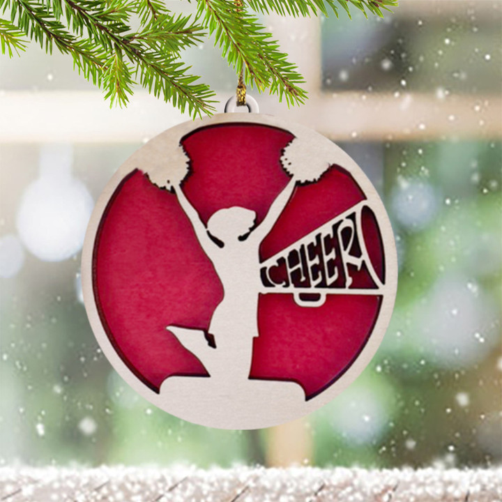 Cheer Christmas Ornament Cheerleader Christmas Tree Ornaments For 2022