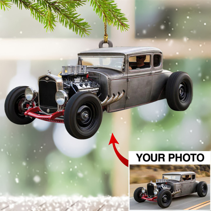 Custom Photo Car Ornament Christmas Gifts For Car Enthusiasts Ideas For Dad