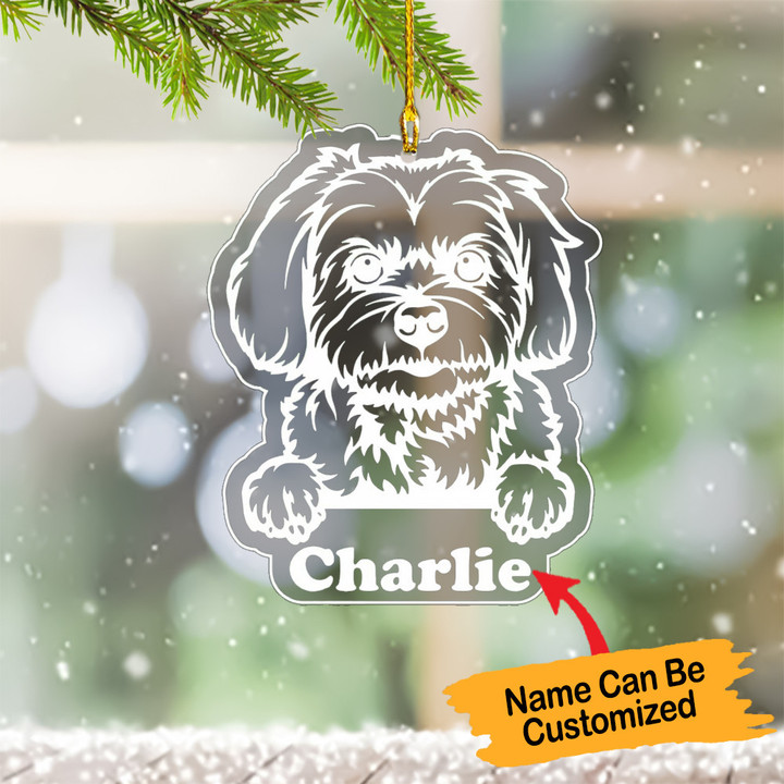 Personalized Maltese Christmas Ornament Traditional Christmas Tree Decorations Gifts For Pet Lovers