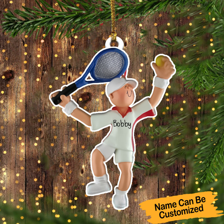 Personalized Tennis Christmas Ornament Tennis Player Christmas Ornament Decoration Gifts