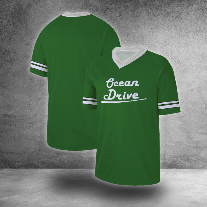 Ocean Drive Shirt Eagles Jason Kelce Ocean Drive Green Shirt