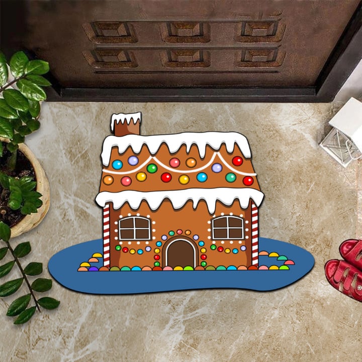 Anthropologie Gingerbread Doormat Gingerbread House Mat Welcome Decor For Front Door