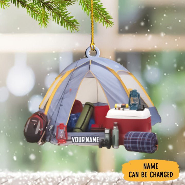 Personalized Camping Ornament Camping Christmas Ornaments Gifts For Camper