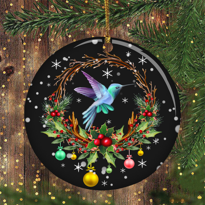Hummingbird Christmas Ornament For Christmas Tree Hanging Ornament Tree