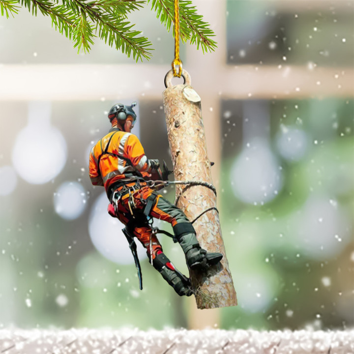 Arborist Christmas Ornament Christmas Tree Decorations 2022 Gifts For Arborist