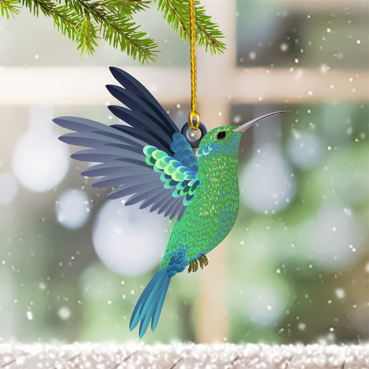 Hummingbird Christmas Ornament 2022 Christmas Tree Ornament Gifts For Hummingbird Lovers