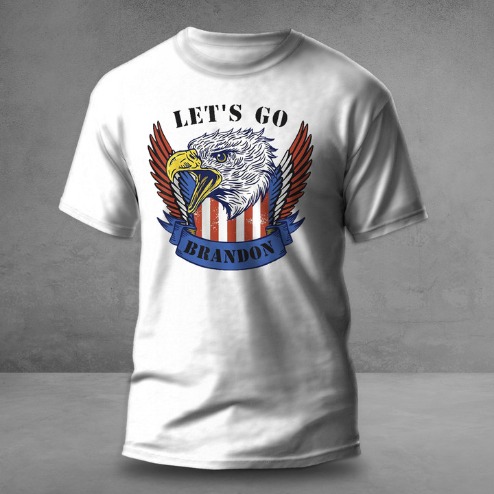 Let’s Go Brandon T-Shirt Made In USA Let’Go Brandon Apparel Gift