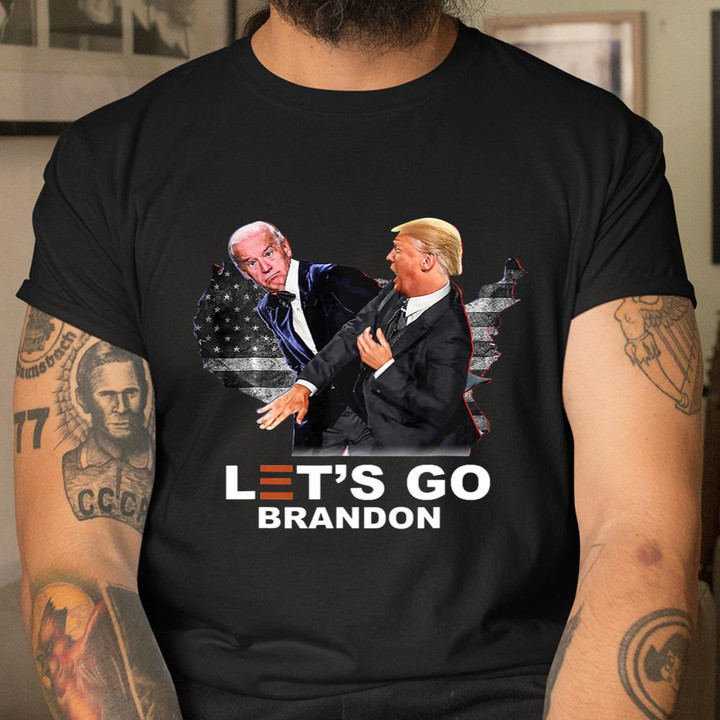 Let's Go Brandon Shirt Funny Trump Biden Meme Let's Go Brandon FJB Apparel