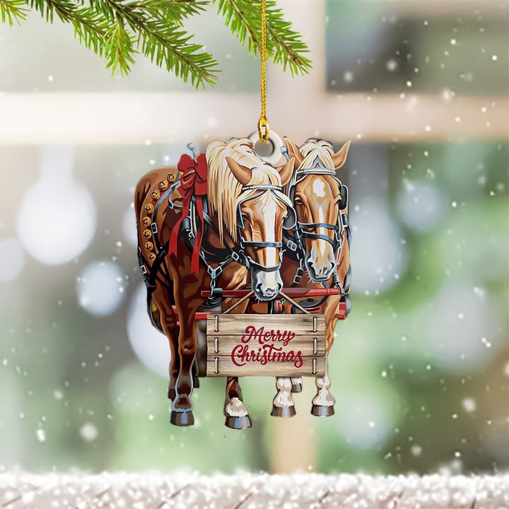Horse Ornament Horse Ornaments For Christmas Tree Farmhouse Decoration