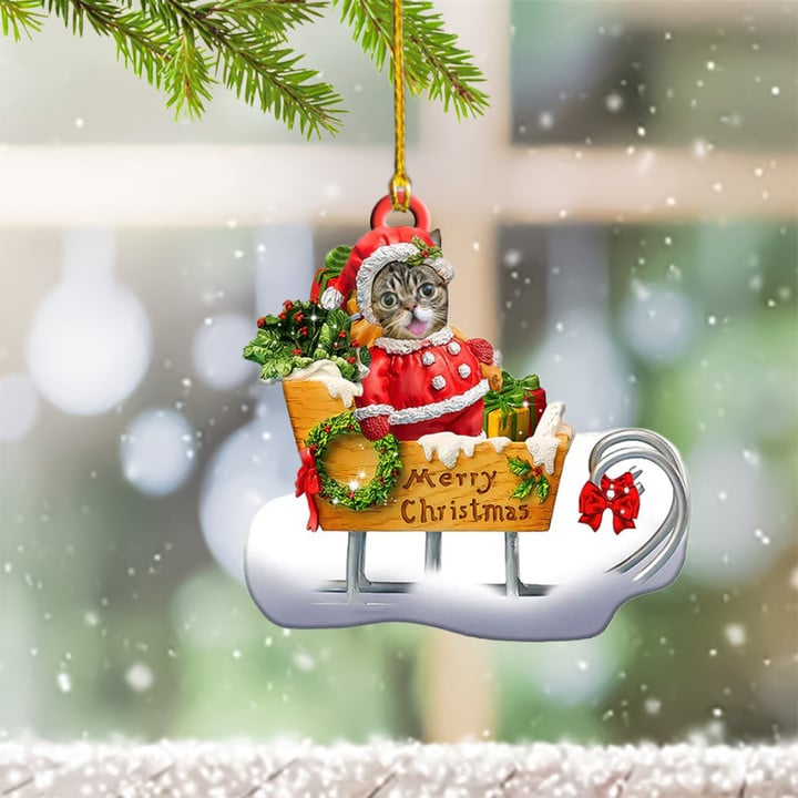 Cat Christmas Ornament Cat Ornaments For Christmas Tree Cute Hanging
