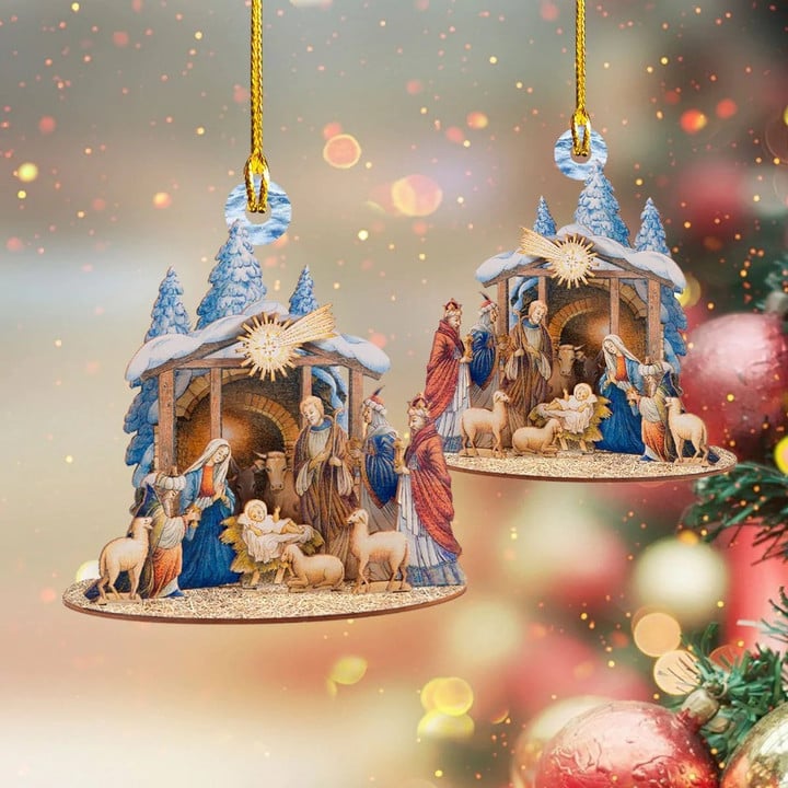 Holy Family Ornament Christian Christmas Ornaments Decorating For Christmas