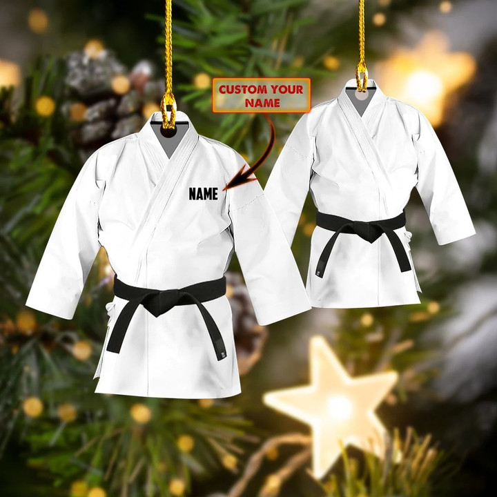 Personalized Karate Christmas Ornament Martial Arts Ornaments Christmas 2022